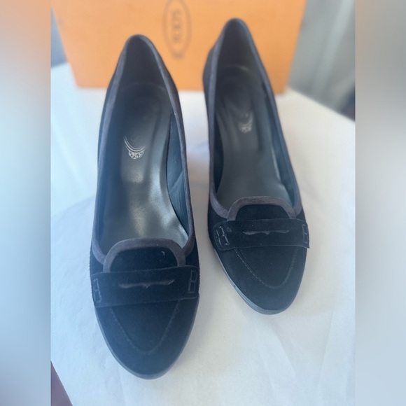 Tod’s Suede Wedge Heels EC - Picture 9 of 16